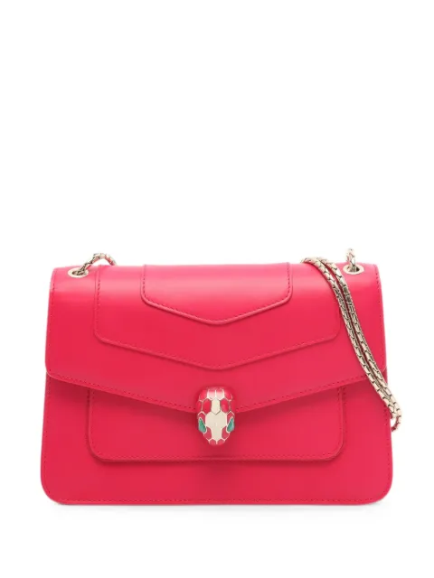 Bvlgari Pre-Owned 2010s Serpenti Forever chain shoulder bag Pink 1092270