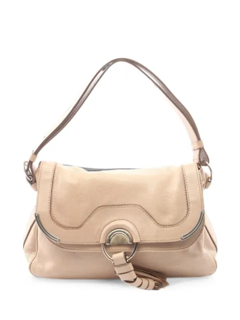 Celine Pre-Owned 2000s tassel-detail shoulder bag Neutrals 1090278