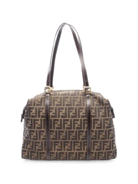 Fendi Pre-Owned 2010s Zucca shoulder bag Brown 1090962