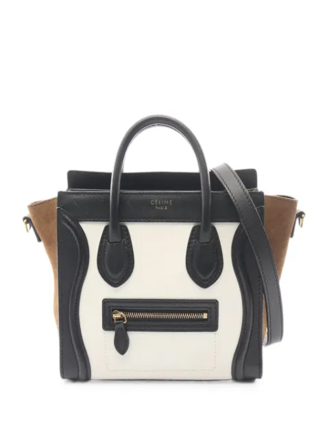 Celine Pre-Owned 2000s nano Luggage two-way tote bag Black 1090912
