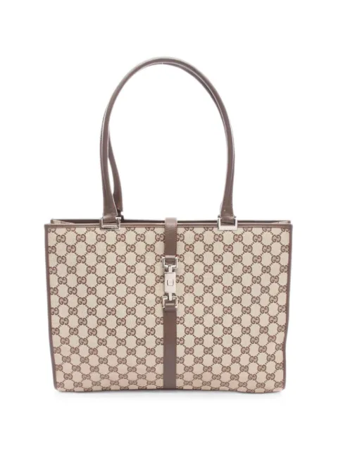 Gucci Pre-Owned 2000s Jackie GG tote bag Neutrals 1089892