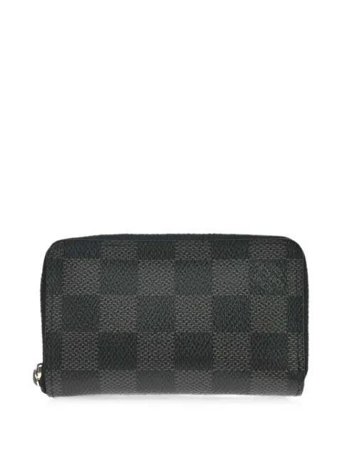 Louis Vuitton Pre-Owned 2013 Damier Graphite Zippy coin wallet Grey NQ10096
