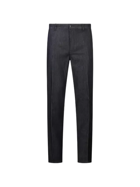 Canali straight-leg tailored trousers Blue 91675PD01488
