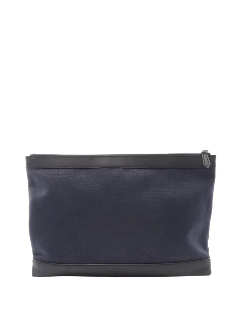 Balenciaga Pre-Owned 2000-2026 Canvas Navy Clip L clutch bag Blue DK3GPJCNYSJJPGIR