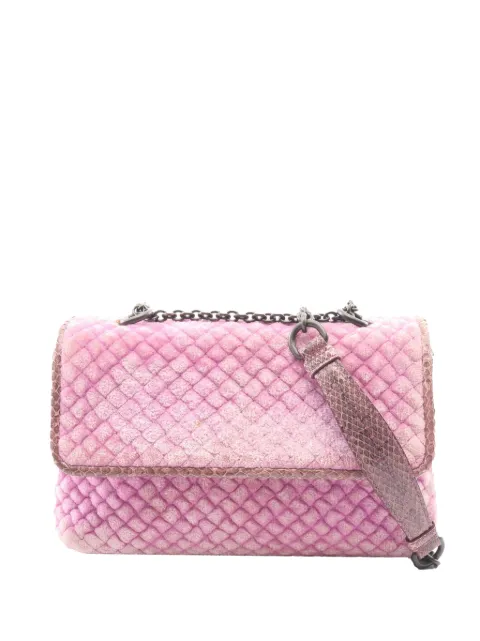 Bottega Veneta Pre-Owned 2012-2026 Baby Velvet Olimpia Bag crossbody bag Purple 6ZTOR000IY01FCYX