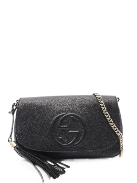 Gucci Pre-Owned 2000s Soho Interlocking G shoulder bag Black 1090824