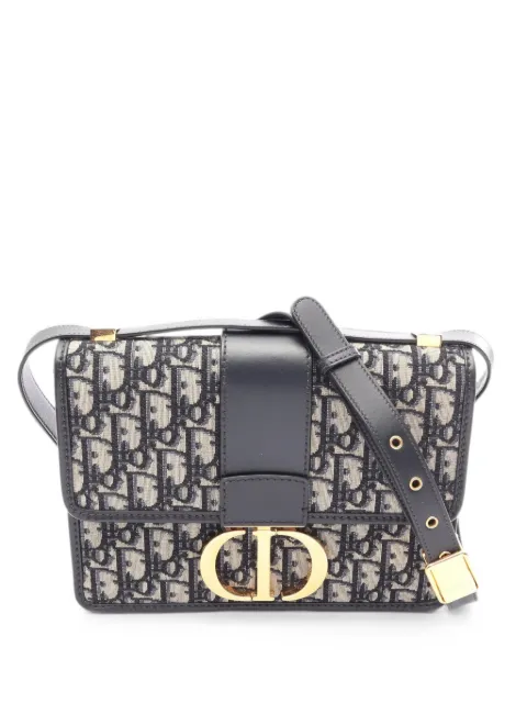 Christian Dior Pre-Owned 2010s 30 Montaigne Oblique shoulder bag Neutrals 1091450