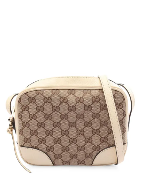 Gucci Pre-Owned 2010s Bree GG canvas crossbody bag Neutrals 1090660