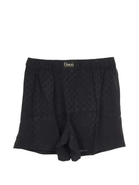 Gucci Pre-Owned GG pattern shorts Black 1084954