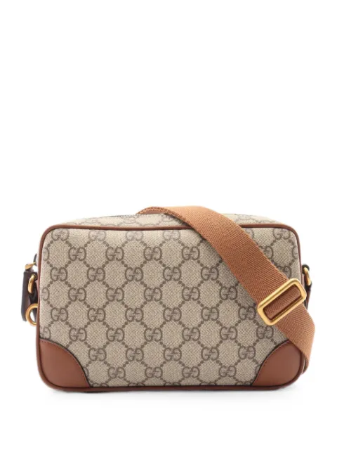 Gucci Pre-Owned 2010s GG-Emblem shoulder bag Neutrals 1091531