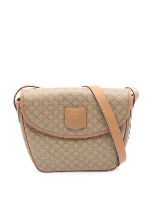 Celine Pre-Owned Macadam cross body bag Neutrals 1090219
