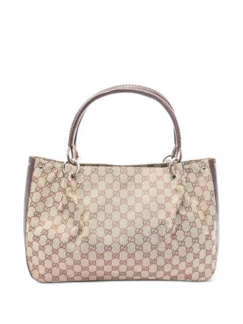 Gucci Pre-Owned 2000s GG canvas tote bag Neutrals 1090960