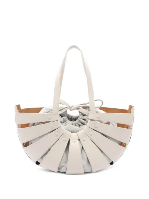Bottega Veneta Pre-Owned 2010s The Shell shoulder bag White 1090879
