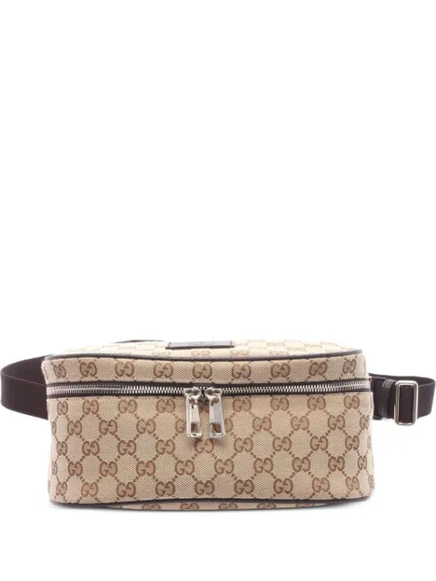 Gucci Pre-Owned 2010s GG canvas belt bag Neutrals 1091038