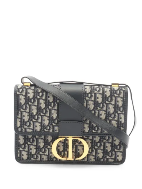 Christian Dior Pre-Owned 2010s 30 Montaigne Oblique jacquard shoulder bag Neutrals 1091451