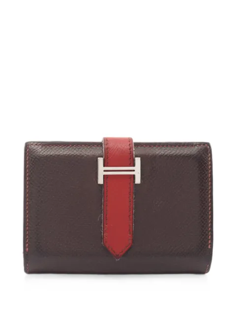 Hermès Pre-Owned 2000s mini Bearn cardcase Brown 1089622LINSQUARE