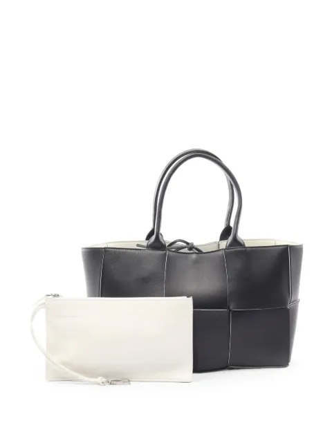 Bottega Veneta Pre-Owned 2010s Arco Intrecciato tote bag Black 1090787