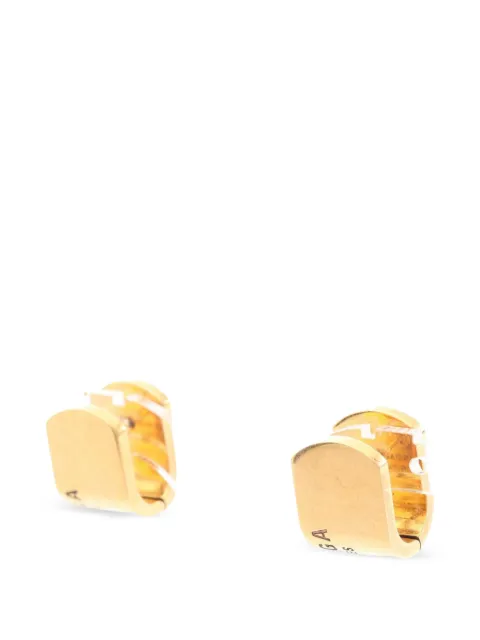 Balenciaga Pre-Owned 2010s logo earrings Gold 1088862