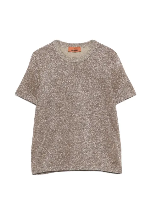 Missoni crew-neck top Neutrals DC26SN02BK01H3