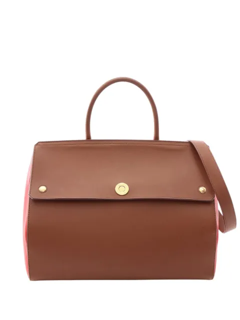 Burberry Pre-Owned 2000-2017 Leather Elizabeth satchel Brown CLK6V6DENH4SSO1I