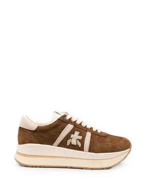 Premiata Bethcoin logo-patch sneakers Brown BETHCOIN8509