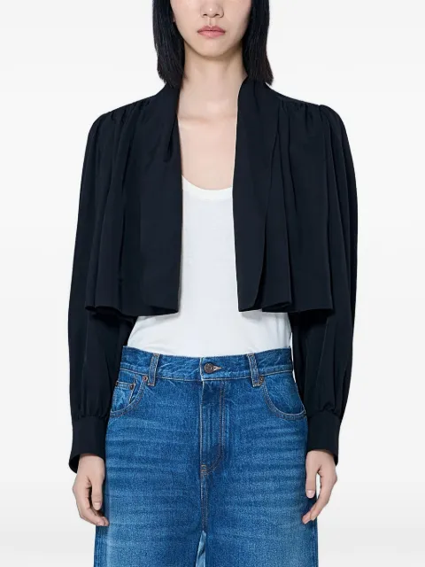 Chloé draped gathered jacket Black CH26AVE03038