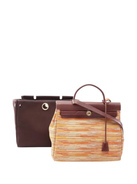 Hermès Pre-Owned 2001 Vibrato Herbag PM satchel Neutrals VD7EJYBZC5FSEMUS