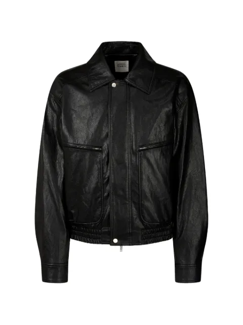 TOMBOY faux-leather pocket jacket Black 9156361831