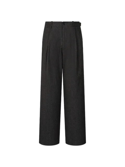 TOMBOY herringbone pleated trousers Grey 9156331552