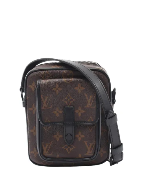 Louis Vuitton Pre-Owned 2019-2023 Monogram Macassar Christopher Wearable crossbody bag Brown UBTB62QDYKTM4F5F