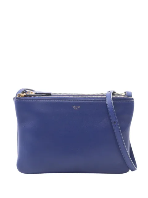 Celine Pre-Owned 2011-2022 Small Lambskin Trio crossbody bag Blue TO6RLNVG7G4YPM73