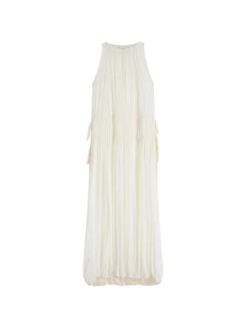 BONDI BORN Cremona Balloon maxi dress White RTWDR10083NTWHT