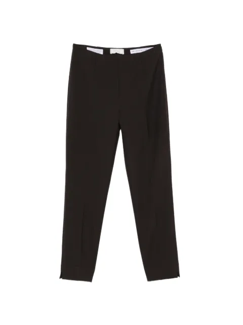 Peserico side-zip trousers Brown AH4863H01934