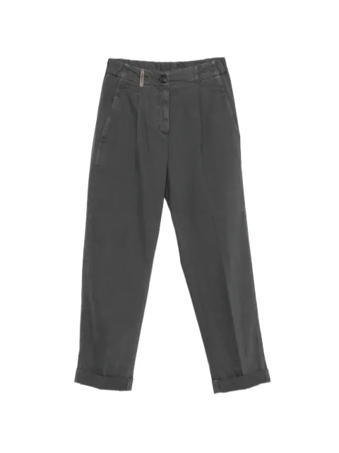 Peserico belt-loop trousers Grey A04987T302479
