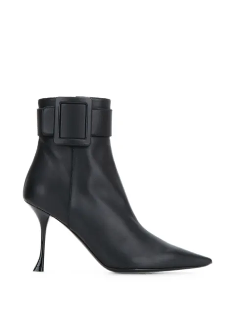 Roger Vivier buckle-detail ankle boots Black RVW83045760TNR