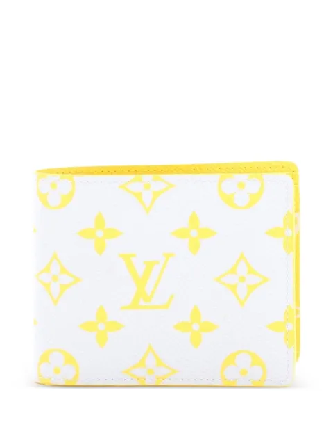 Louis Vuitton Pre-Owned Multiple Wallet Monogram Glow Canvas small wallets Yellow FRKGXECBZYHR2SLA
