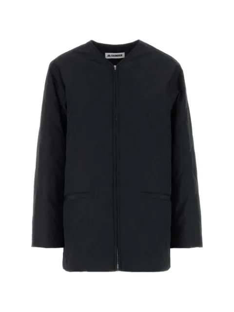 Jil Sander quilted zip-up jacket Black J02SW0083J74453