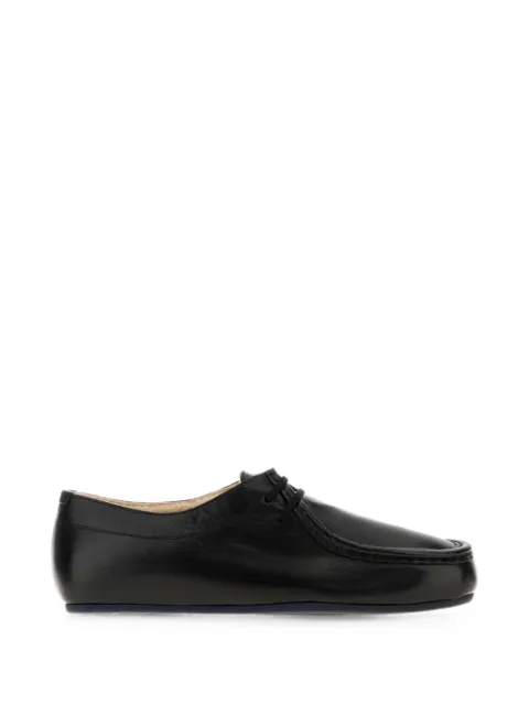 Jil Sander Hood lace-up leather loafers Black J15ZJ0035P7819
