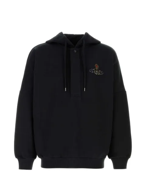 Vivienne Westwood Batwing hoodie Black 2I01000UJ00AS