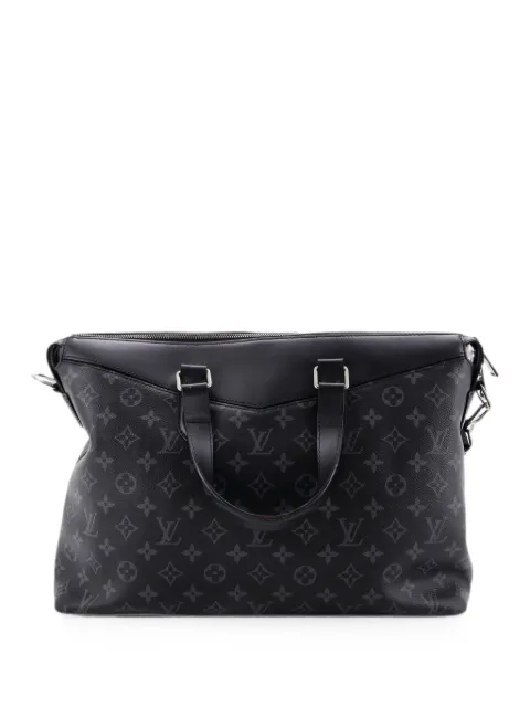 Louis Vuitton Pre-Owned Explorer Briefcase Monogram Eclipse Canvas business bag Black 7NXC6ZR5N53909DI