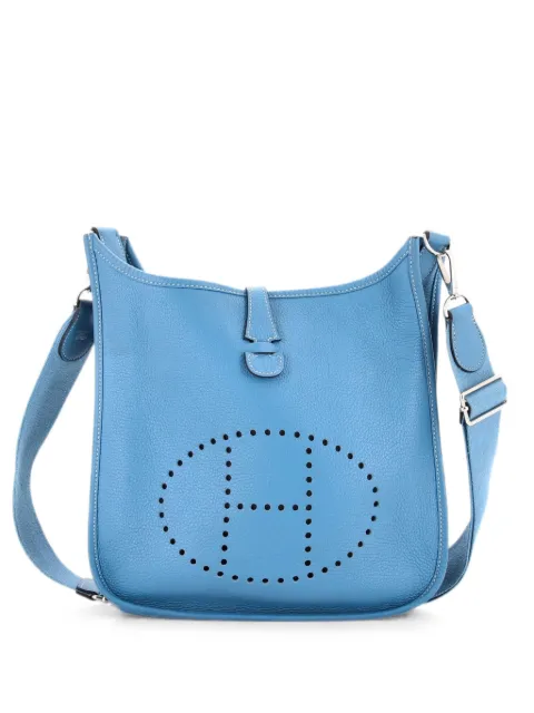 Hermès Pre-Owned Evelyne Bag Gen III Clemence PM crossbody bag Blue 5ODVE15A08PMHJOV