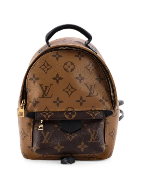 Louis Vuitton Pre-Owned Palm Springs Reverse Monogram Canvas Mini backpack Brown KY9GFOUFM5HY0DJT