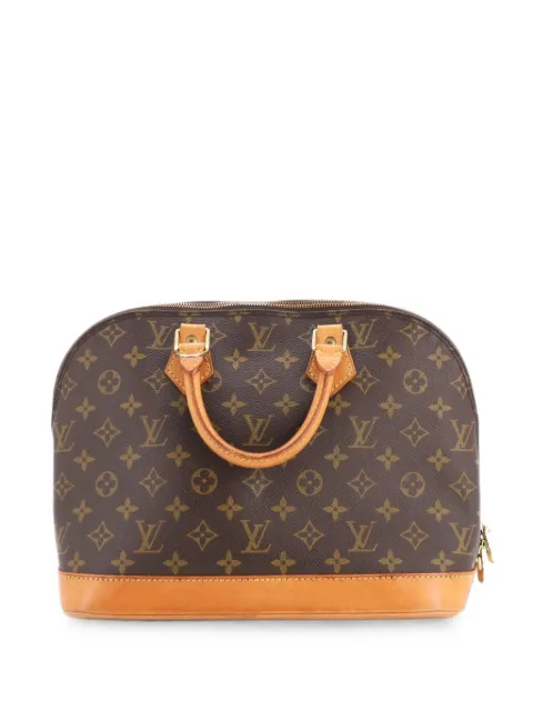 Louis Vuitton Pre-Owned Alma Handbag Monogram Canvas PM satchel Brown 36XABILKQ20MHIQJ