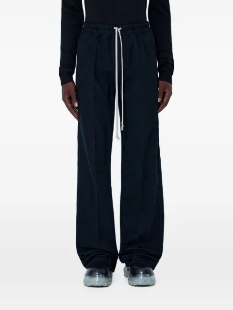 Rick Owens drawstring wide-leg trousers Black RU02F4378FLM