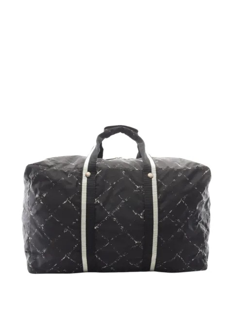 CHANEL Pre-Owned 1997-1999 Old Line Nylon travel bag Black YFIUGIRVMV3FEIDB