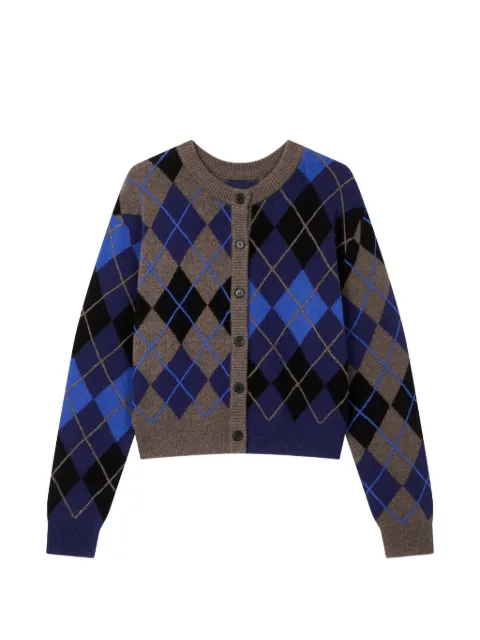 TOMBOY argyle cardigan Blue 9106451111