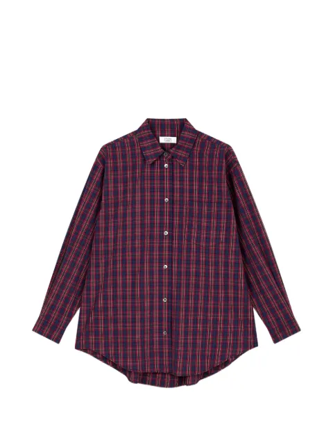 TOMBOY checkered cotton shirt Red 9106321109
