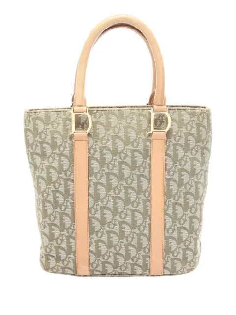 Christian Dior Pre-Owned 2000-2010 Diorissimo Trotter Canvas tote bag Green VV1EDK7AMFY7VDQV