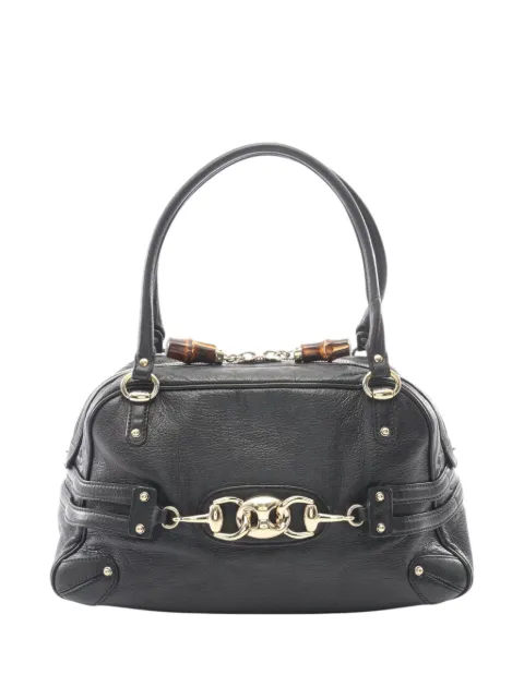 Gucci Pre-Owned 2000-2006 Calfskin Wave handbag Black 8386OTNBIICV68DF