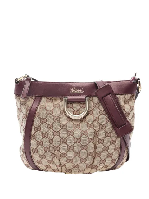Gucci Pre-Owned 2000-2015 GG Canvas Abbey D Ring crossbody bag Neutrals 7E99LXN2B34ABAXD